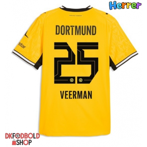 Borussia Dortmund Joey Veerman #25 Hjemmebanetrøje 2026-27 Kort ærmer